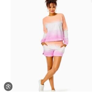 Lilly Pulitzer Pink and Orange Ombre Set